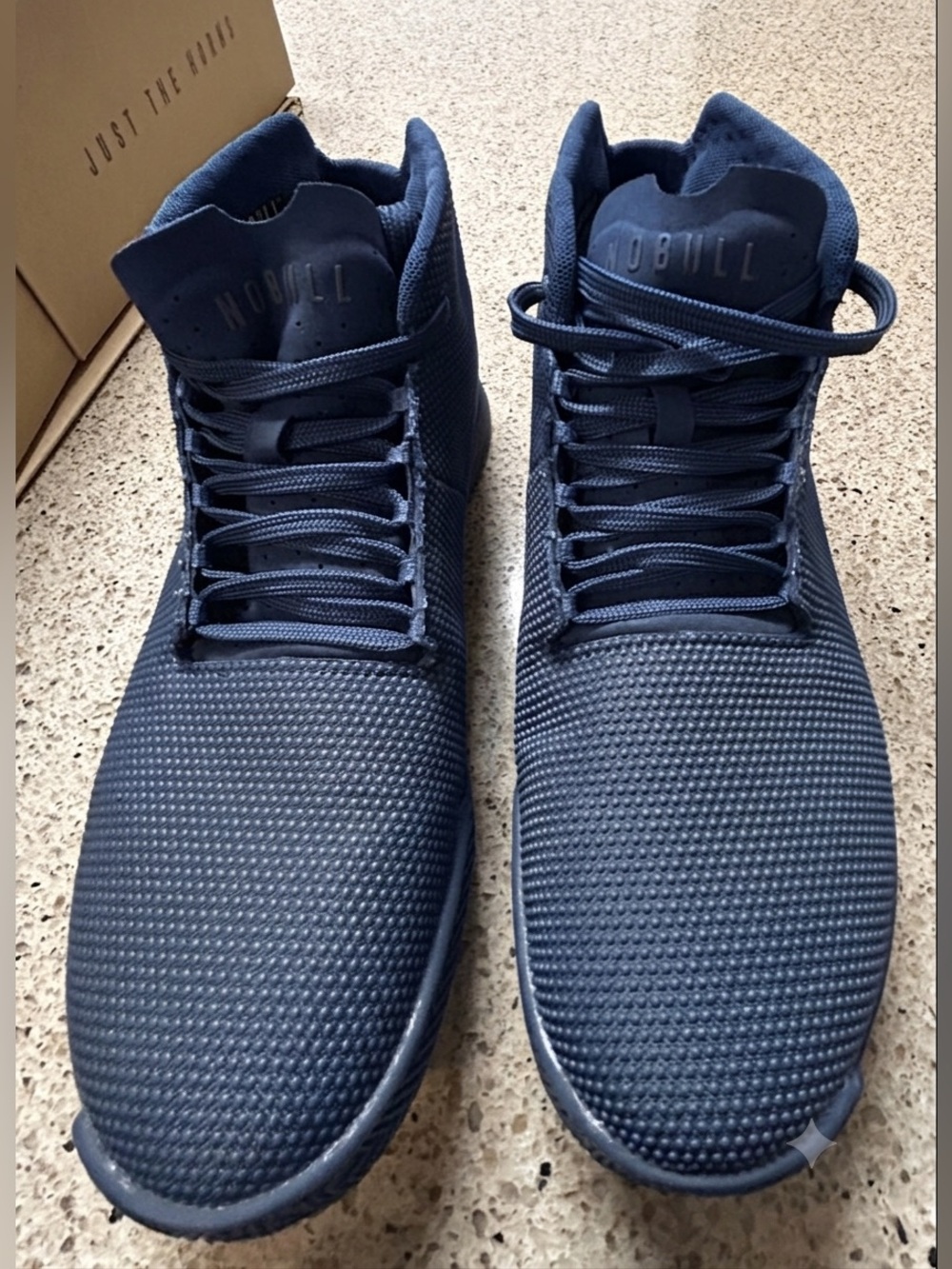 Mens NOBULL High-Top Navy Blue SuperFabric Trainer. Worn a couple of times.